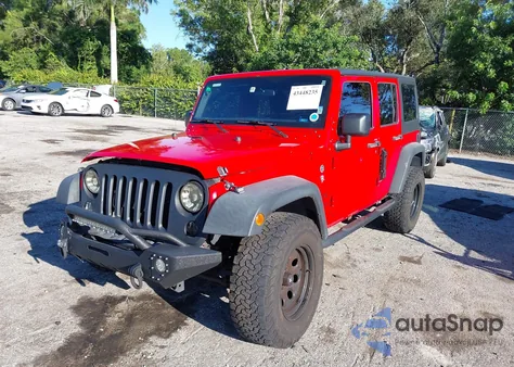 2017 Jeep Wrangler Unlimited Sport 4X4 из США, поврежденный, VIN 1C4BJWDG2HL719163